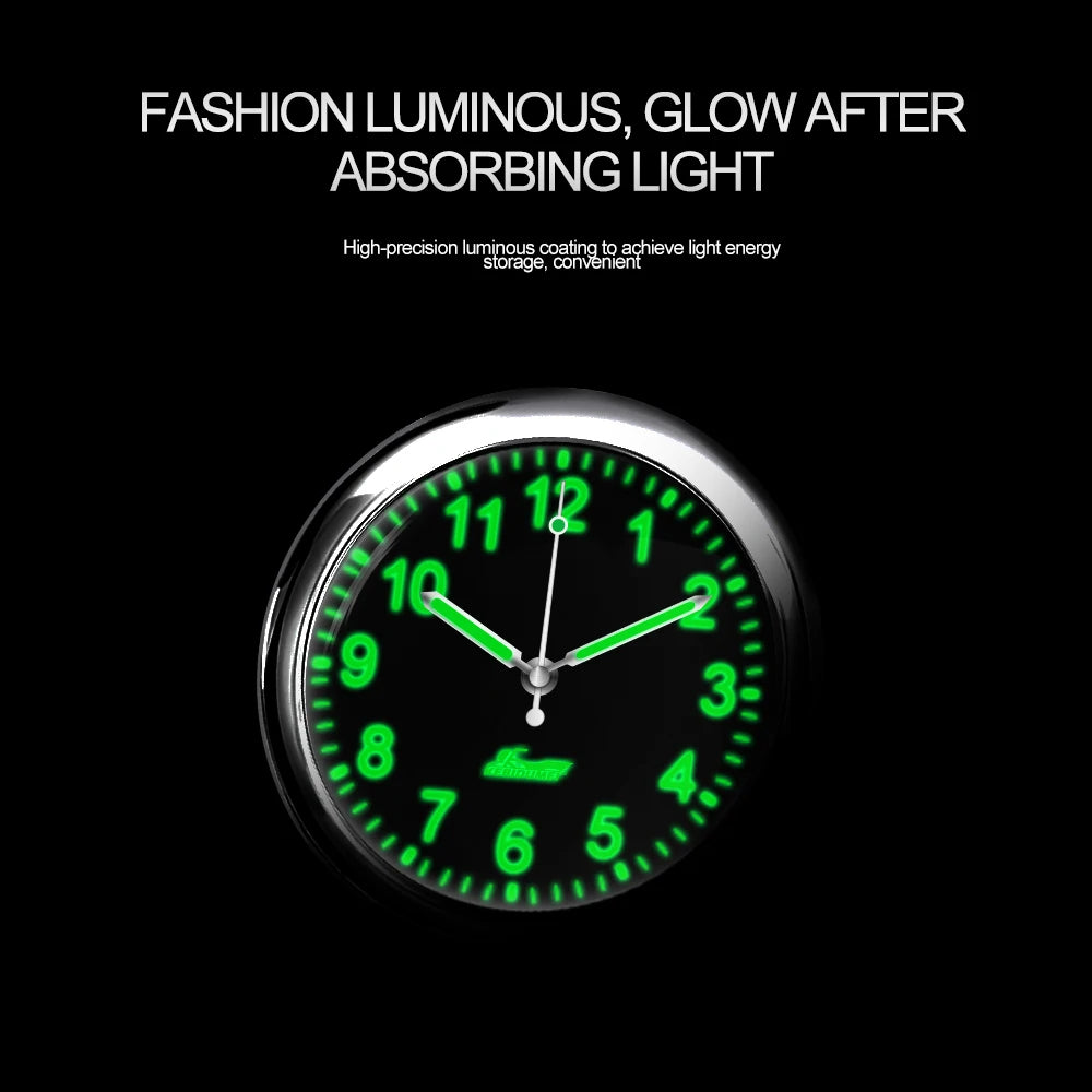 🔥Vintage gift-Luminous decoration mini clock for car/motorcycle/Sewing machine